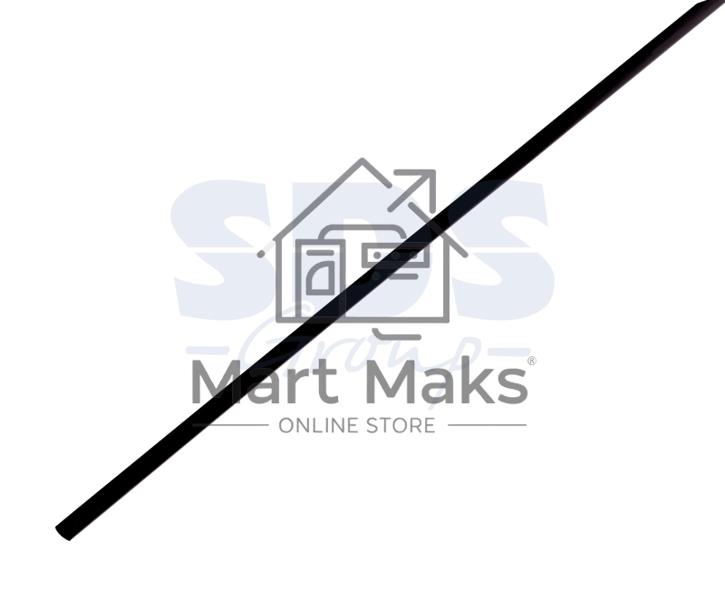 Термоусаживаемая трубка Rexant 2,0/1,0 мм, черная (бухта 200 м)