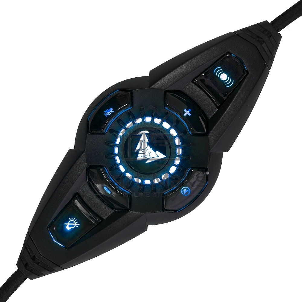 Гарнитура игровая CROWN CMGH-3101 Black&blue