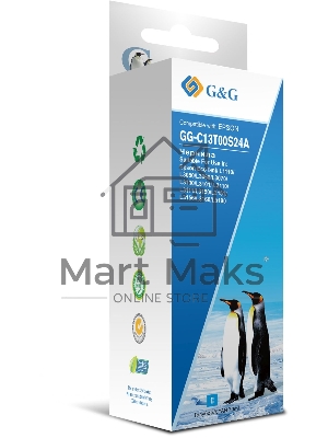 Чернила G&G GG-C13T00S24A голубой70мл для L1110, L3151, L3100, L3101, L3110, L3150