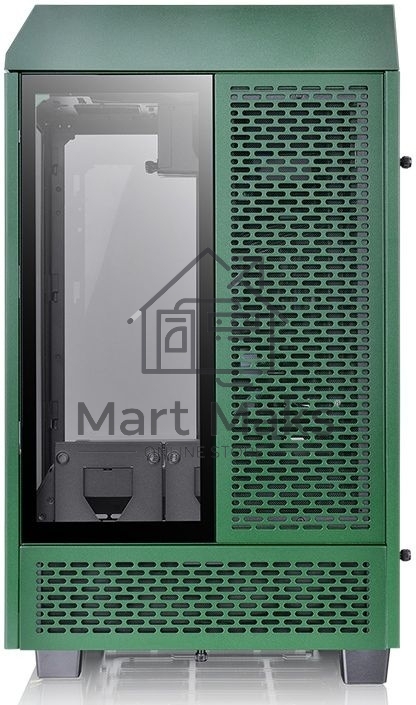 Компьютерный корпус Thermaltake The Tower 100 Racing Green без БП miniITX 1x120мм 3x140мм 2xUSB 3.0 audio bott PSU