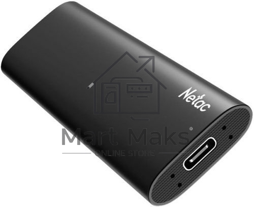 Внешний накопитель SSD Netac 128Gb Z SLIM <NT01ZSLIM-128G-32BK> (USB3.2, up to 520/480MBs, 100х29.5х9mm, Black)