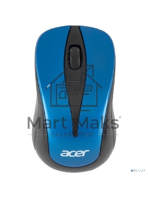 Мышь беспроводная Acer OMR132 синий/черный, 1000 dpi, радиоканал, USB, кнопки - 3