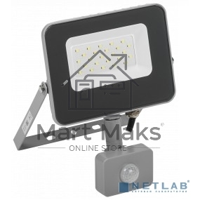 Прожектор Iek LPDO702-20-K03 СДО 07-20Д светодиодный серый с ДД IP44 IEK