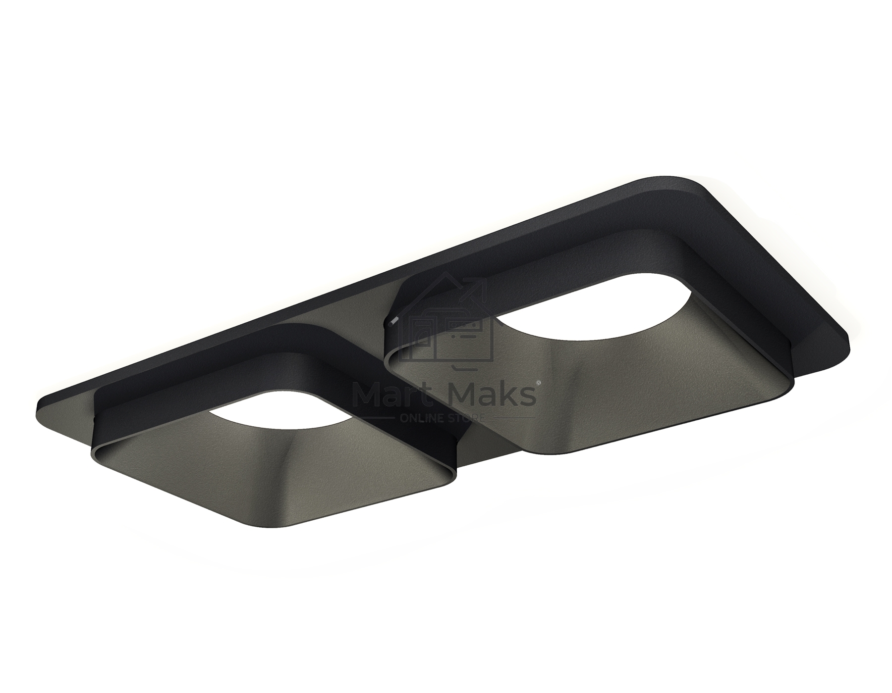 Комплект встраиваемого светильника Ambrella light XC7906002 SBK черный песок MR16 GU5.3 (C7906, N7702)