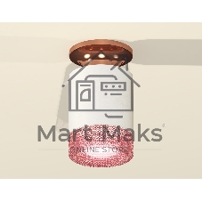 Светильник Ambrella Light XS6301202 SWH/PPG/PI белый песок/золото розовое полированное/розовы MR16 GU5.3 (N6906, C6301, N6152)