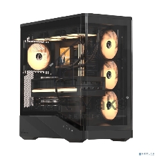 Компьютерный корпус Formula V Line Crystal U9 PA Black, ATX, TYPE-C*1, USB3.0*2, Curved Glass, SIDE 3x PERFORMANCE ARGB, REAR 1x PERFORMANCE ARGB