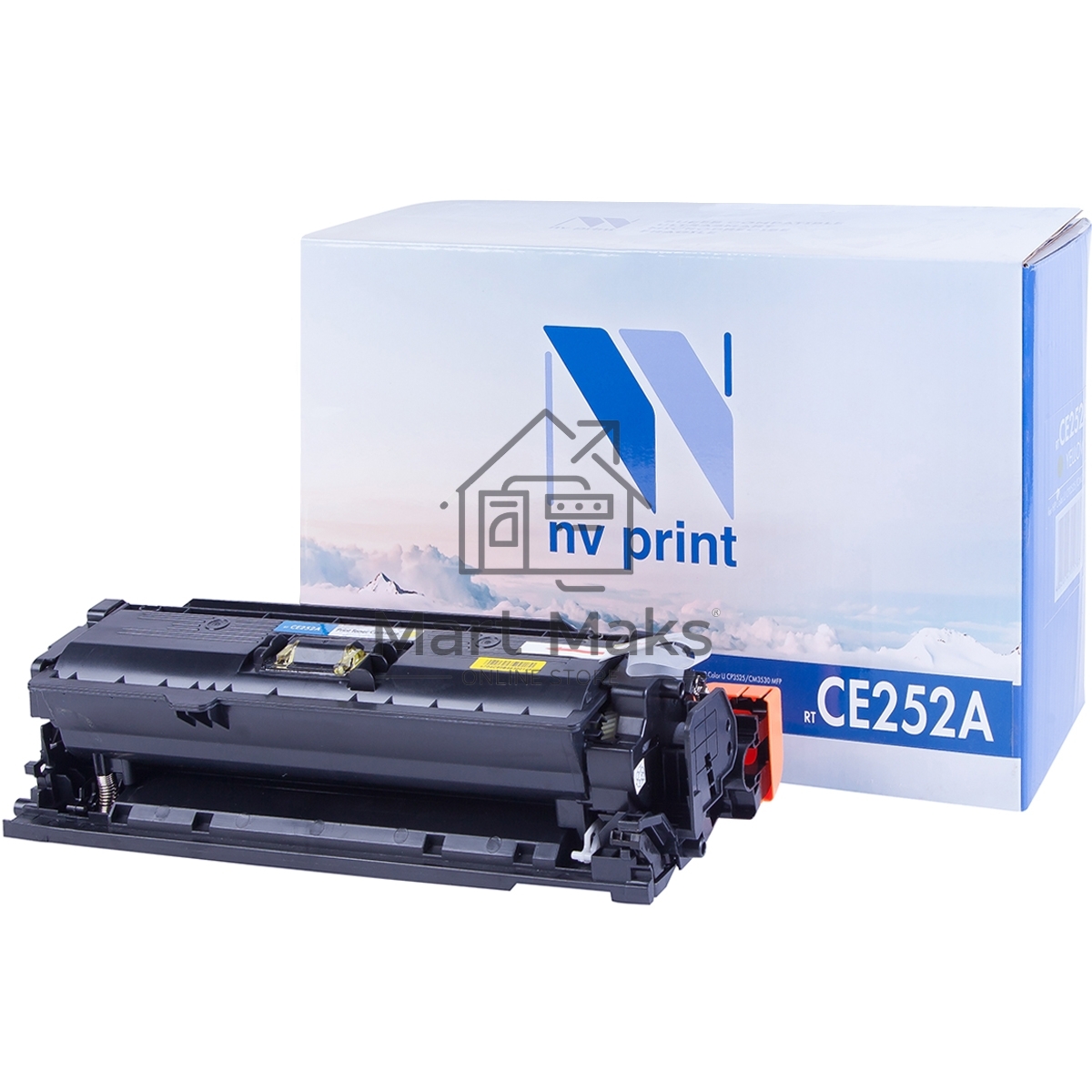 Картридж лазерный NVPrint совместимый HP CE252A Yellow для LJ Color CM3530/CP3525 (7000k)