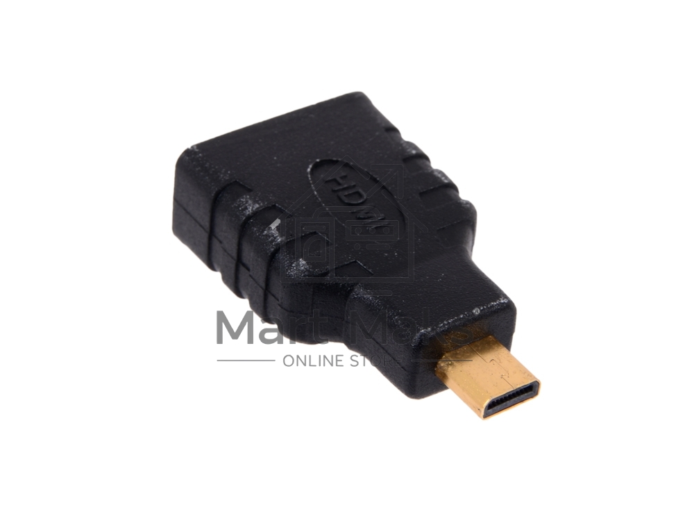 Переходник Gembird Переходник HDMI-microHDMI 19F/19M, золотые разъемы, пакет