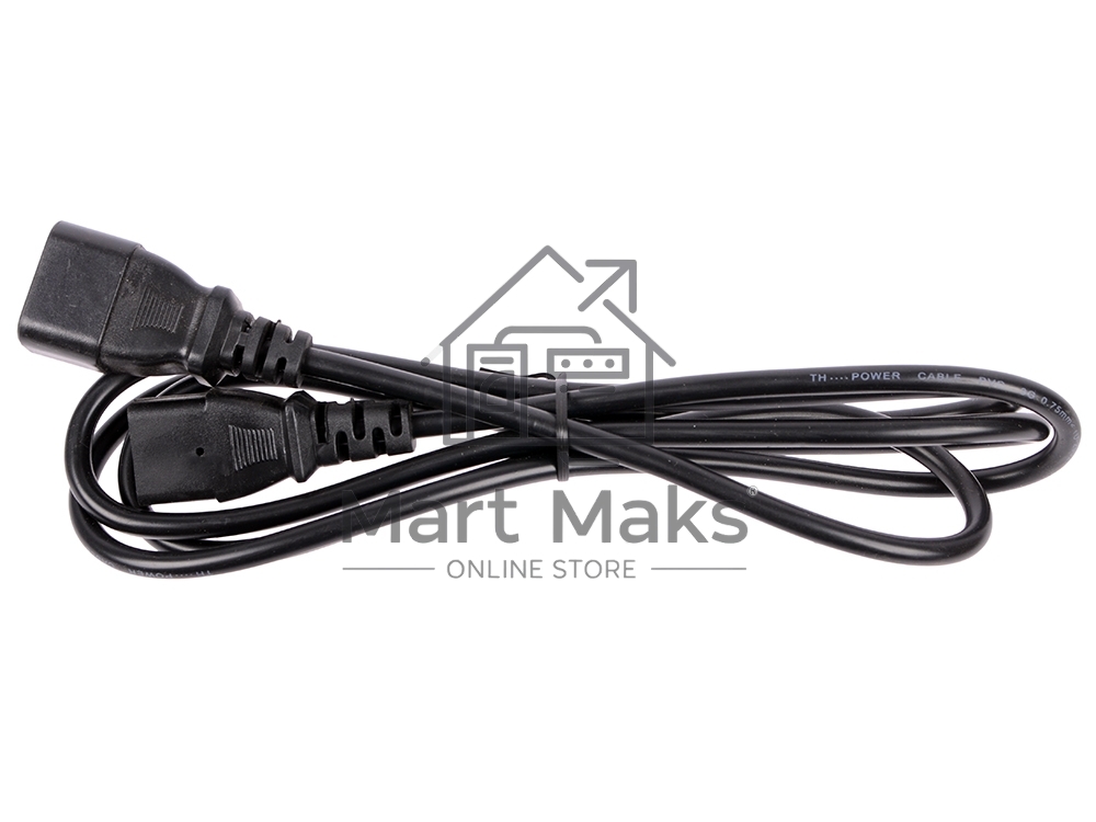 Кабель UPS -> устройство 220V (IEC-320-C13/C14) 1,8м, 3G0,75mm медь, Telecom <TE001-CU0.75-1.8M> 