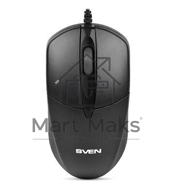 Мышь проводная SVEN RX-112 черный, 800 dpi, USB, кнопки - 3