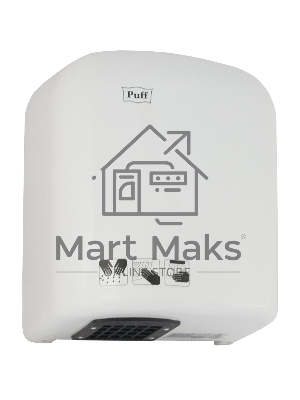 Электросушитель для рук PUFF 165 1.65кВт белый ABS пластик