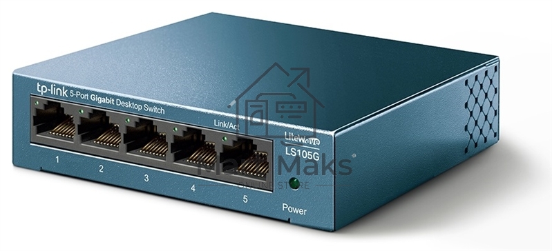 Коммутатор TP-Link 5 ports Giga Unmanagement switch, 5 10/100/1000Mbps RJ-45 ports