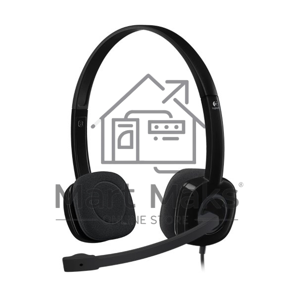 Наушники Logitech Headset H151 Stereo черный