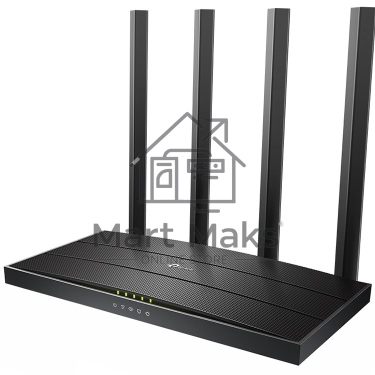 Роутер беспроводной TP-Link Archer C80 AC1900 10/100/1000BASE-TX черный