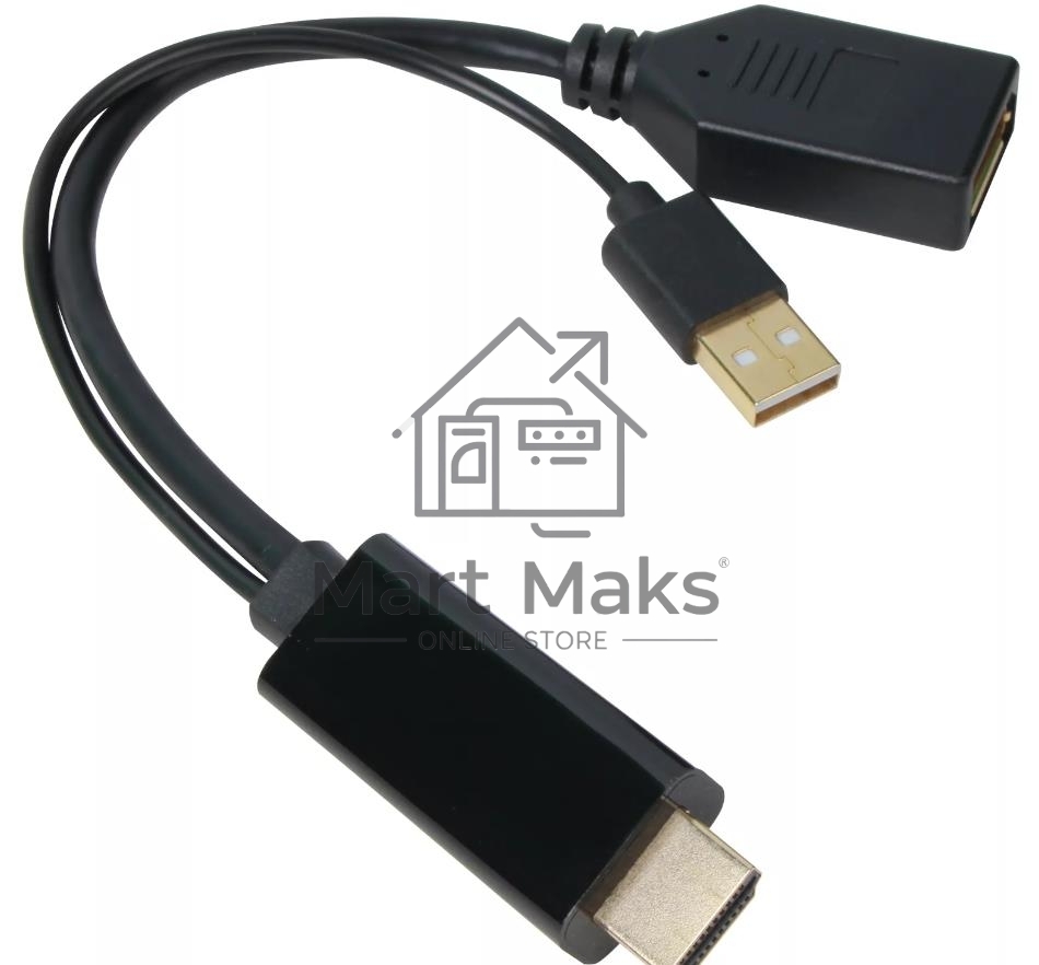 Адаптер USB TO DP(F) CG599E-0.15M 4K*60HZ VCOM