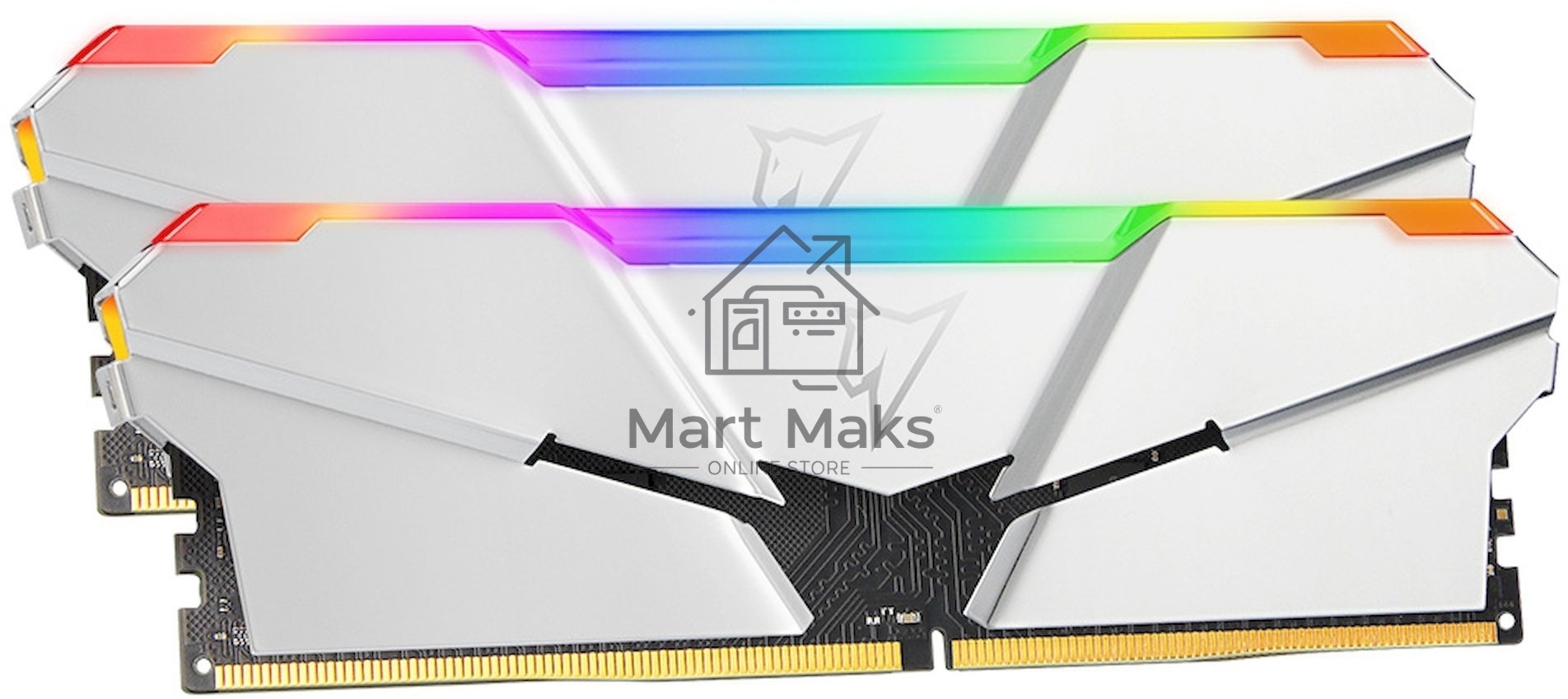 Оперативная память NETAC Shadow, DDR4, 16GB (2x8GB), 3600MHz, CL18, DIMM, с радиаторами, RGB, серебристый