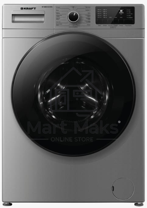 Стиральная машина Kraft KF-MDS12147G Серый, загрузка фронтальная 12 кг, 1400 об/мин., класс: А+++