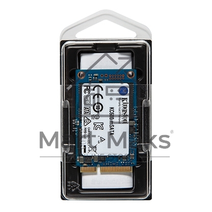 Накопитель SSD Kingston KC600, 256GB, mSATA, R/W 550/500