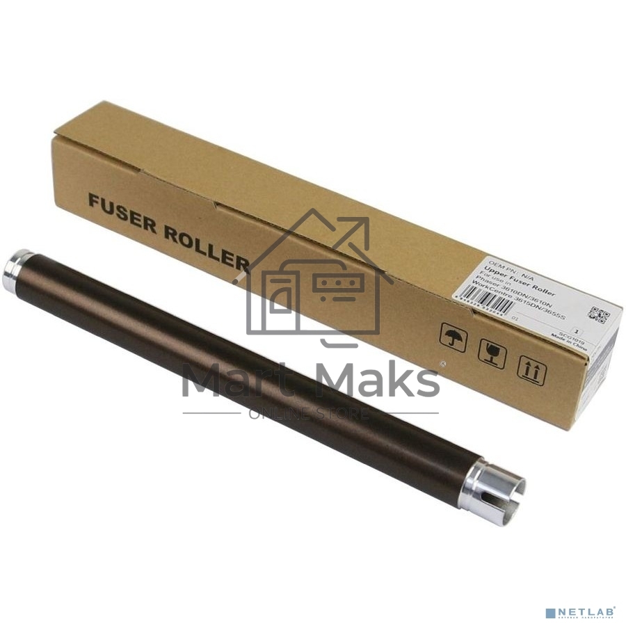 Тефлоновый вал CET CET3204 для Xerox WorkCentre 3615DN/3655S/3655X