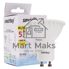 Светодиодная лампа Smartbuy Gu10-03W/3000