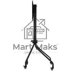 Мобильная стойка напольная Kromax OMEGA-13 черный, 1 шт/уп, Мобильная стойка напольная для TV 32