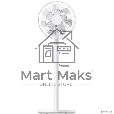 Вентилятор Xiaomi Mi Smart Standing Fan 2 белый, напольный, 15 Вт, 100 скоростей, 35.5 см
