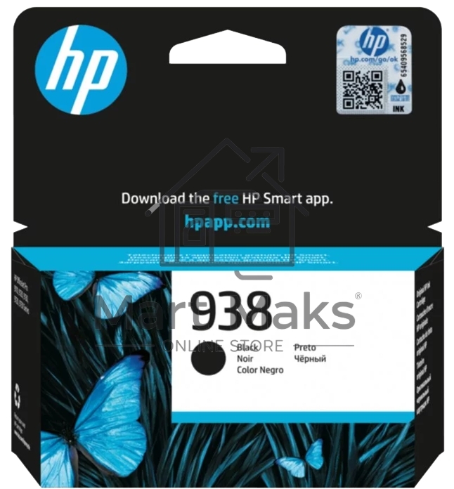Картридж HP Ink 938 Black