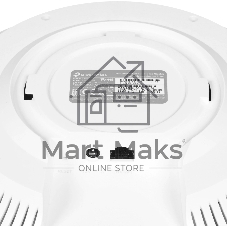 Точка доступа TP-Link 11AX dual-band ceiling access point, up to 1200 Mbit/s at 5 GHz and up to 574 Mbit/s at 2.4 GHz, 1 10/100/1000Mbps LAN port, support PoE 802.3at standard, support BSS coloring, Seamless Roaming, Mesh, Band Steering, Airtime Fairness, MU-MIMO, ma