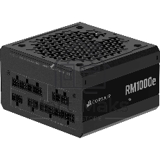 Блоки питания/ Power Supply Corsair RM1000e, Model RPS0217, 1000W 80+ Gold (ATX, 3.1, PCIe 5.1, Full modular, 1x24(20+4)pin, 2xEPS/ATX 12V 8-pin (4+4), 1x12V-2x6(12+4)pin, 2x12V-2x6 to Dual 8-Pin(6+2), 1xPCIe 8-Pin(6+2), 4xSATA (4 Straight SATA), 4xSATA / PATA (2 Straight SATA) (2 Straight PATA), Active, 120x120mm, 150x140x86mm, APFC, Power cable-EU, black)