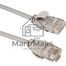 Патч-корд Lanmaster LAN-PC45/28-U6A-1.5-GY UTP RJ-45 вил. кат.6A 1.5м серый LSZH