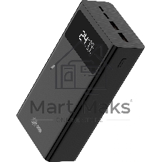 Портативный аккумулятор Cactus CS-PBFSKA-30000 30000mAh 22.5W 4.5A USB-A/USB-C черный