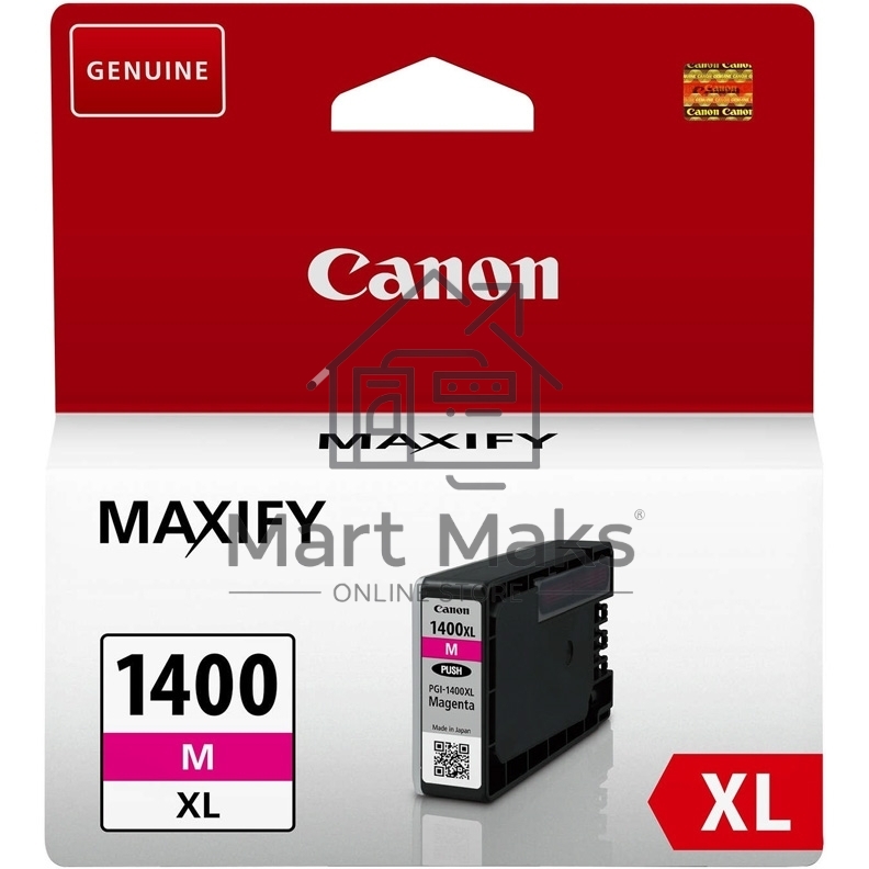 Картридж струйный Canon PGI-1400XL пурпурный (780 стр. 12 мл) для Canon MAXIFY МВ2040/2340/2740