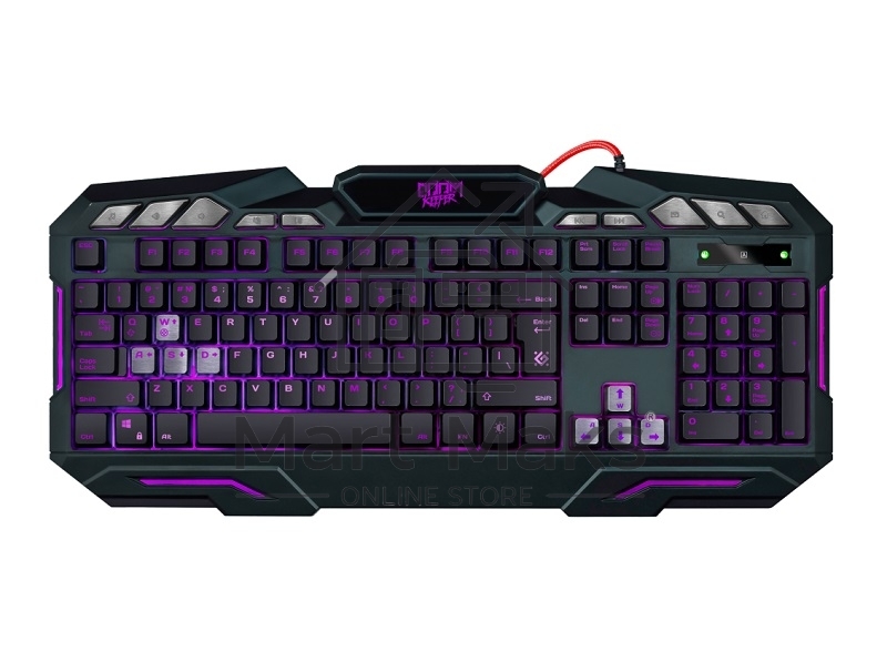Клавиатура Defender Doom Keeper GK-100DL RUпроводная, USB, черный