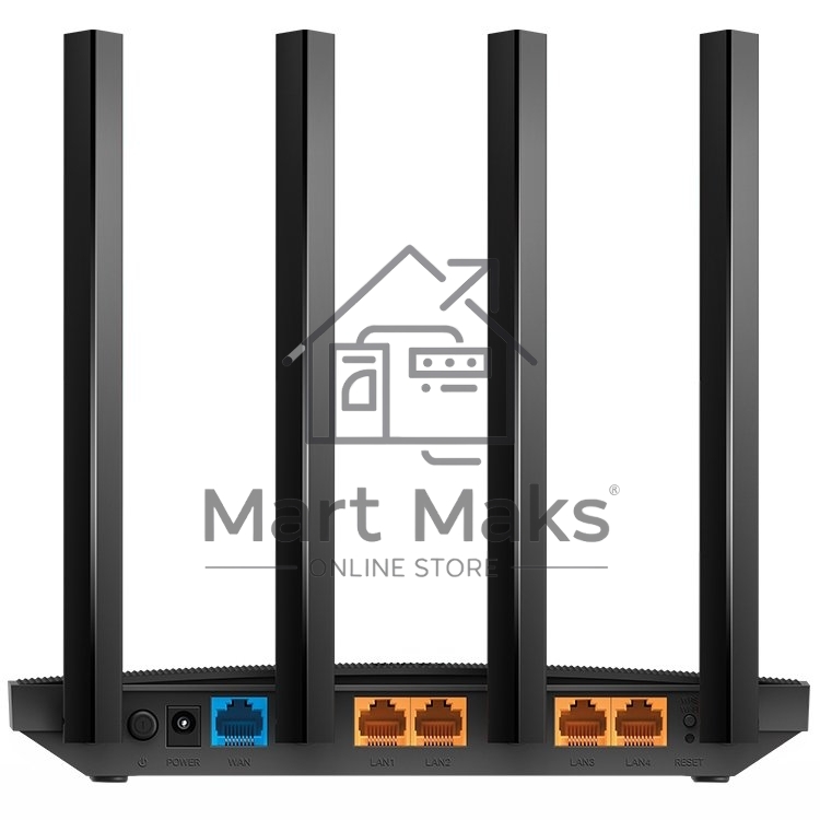 Роутер беспроводной TP-Link Archer C80 AC1900 10/100/1000BASE-TX черный