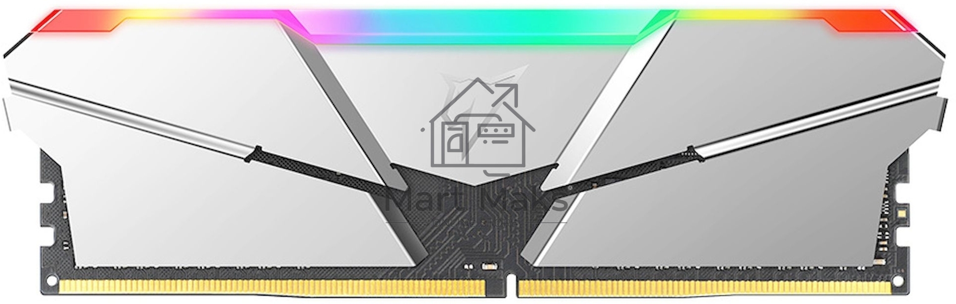 Оперативная память NETAC Shadow, DDR4, 16GB (2x8GB), 3600MHz, CL18, DIMM, с радиаторами, RGB, серебристый