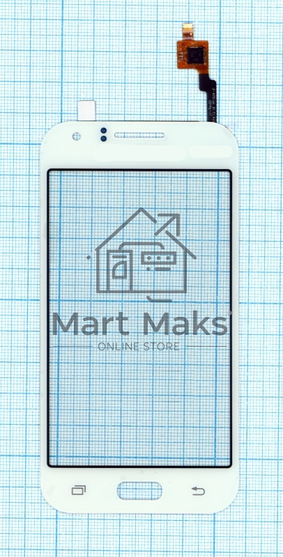 Сенсорное стекло (тачскрин) для Samsung Galaxy J1 SM-J100, белое