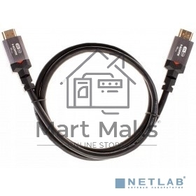 Кабель Telecom TCG365-1M HDMI 19M/M,ver. 2.1, 8K@60 Hz 1m метал разъемы, Telecom TCG365-1M