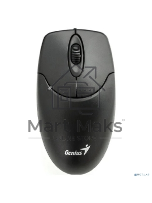 Мышь проводная Genius NetScroll 120 V2 черный, 1000 dpi, USB, кнопки - 3