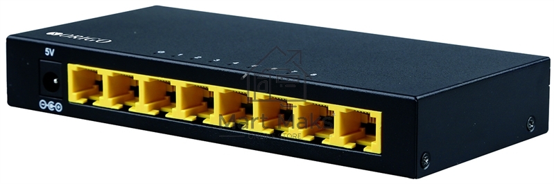 Коммутатор неуправляемый ORIGO Unmanaged Switch, 8x1000Base-T, metal case