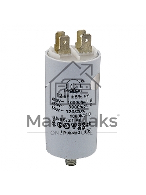 Конденсатор CBB60 12мкФ 450V (4 клеммы, крепление болтом) 304003