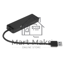 USB-концентратор Vention CHLBB, USB 3.0, USB 4 порта, USB