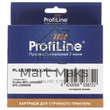 Картридж струйный ProfiLine PL-LC3619XLY для принтеров Brother MFC-J2330DW/J2730DW/J3530DW/J3930DW с чернилами Yellow