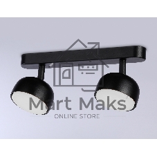 Светильник Ambrella light TN71012/2 BK черный GX53/2 max 12W 260*80*90
