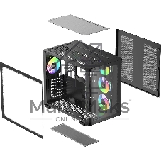 Компьютерный корпус Ocypus Iota C70 BK Curve ARGB Digital (Iota-C70-BKD400CD-GL)