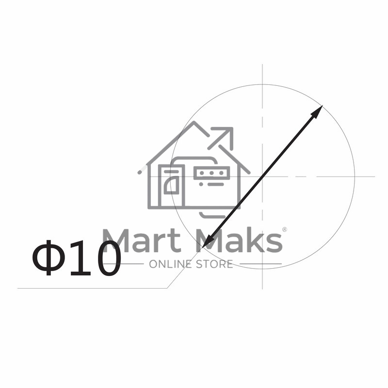 Индикатор ГРАНЕНЫЙ Ø10.2 220V зеленый Rexant
