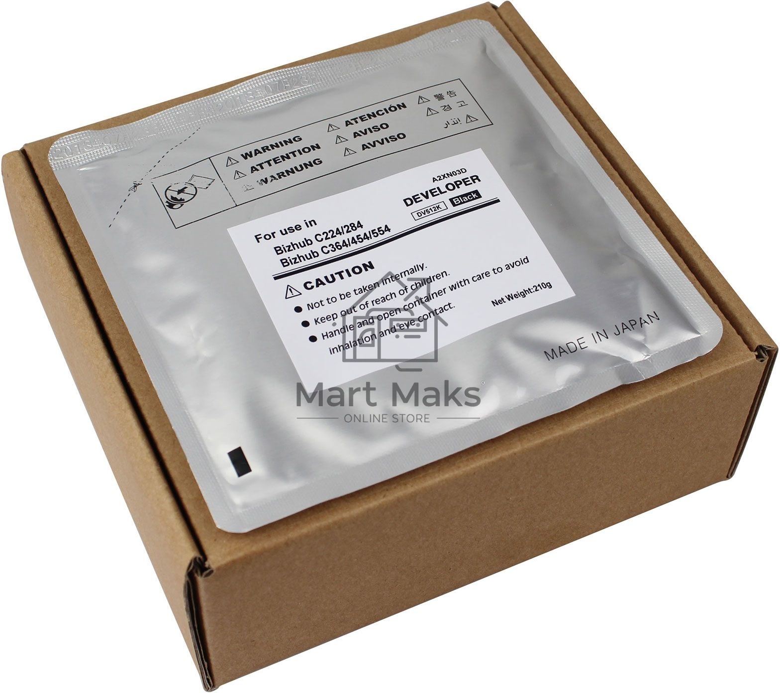 Девелопер Cet CET8125 (A2XN03D) для Konica Minolta Bizhub C224/C284/C364/C454/C554 590000стр.