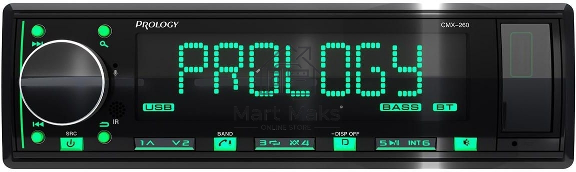 Автомагнитола Prology CMX-260 1DIN 4x55Вт