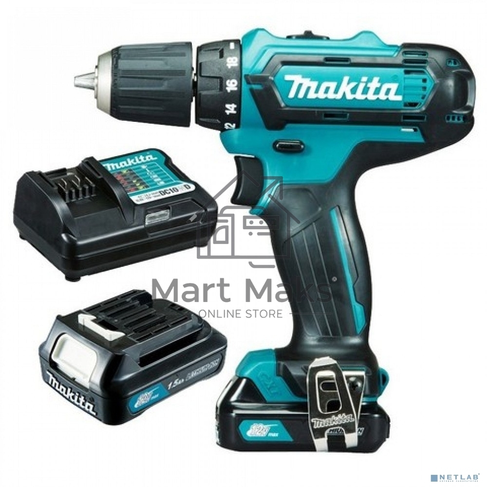 Дрель-шуруповерт Makita DF333DWAE Аккумуляторная, Кейс