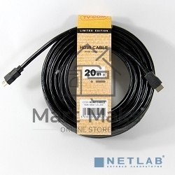 Кабель цифровой TV-COM HDMI19M to HDMI19M, V1.4+3D, 20m <CG150S-20M>