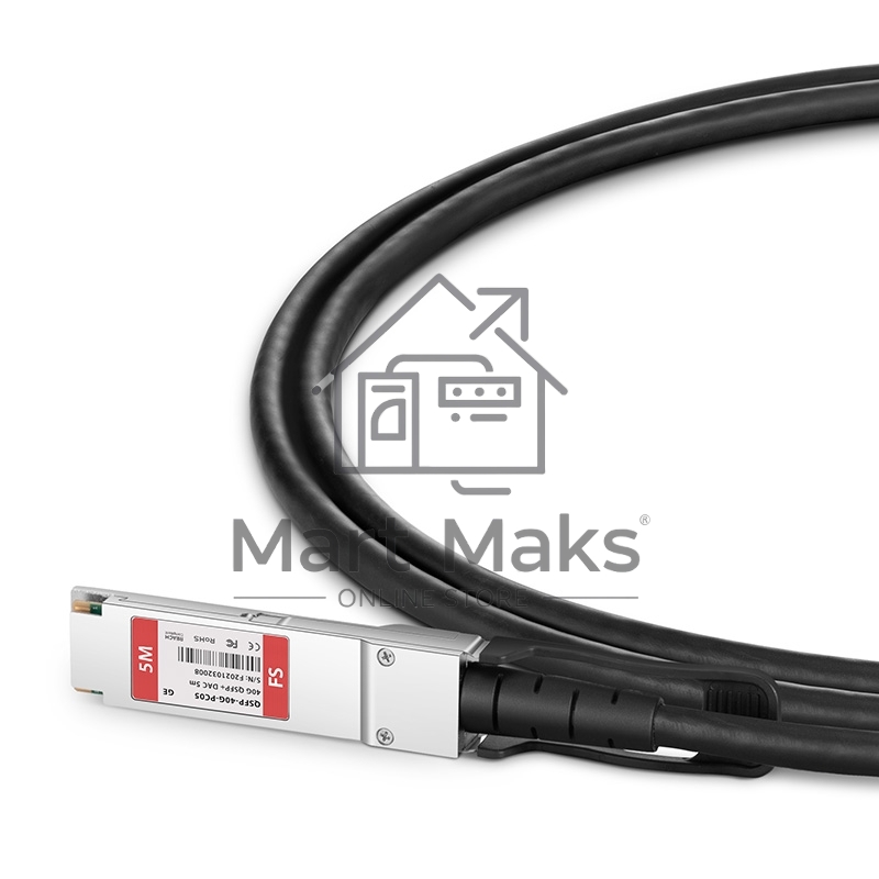 Твинаксиальный медный кабель 3m (10ft) Generic Compatible 40G QSFP+ Passive Direct Attach Copper Cable